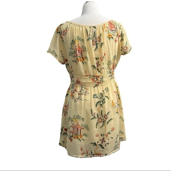 🍀LUCKY BRAND🍀 VINTAGE RAW HEM 100% COTTON TOP SIZE LARGE - Picture 2 of 6